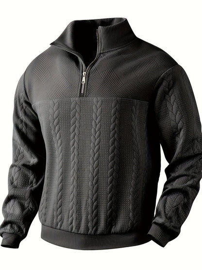 Gebreide Heren Zip-up – Vijf Kleuren