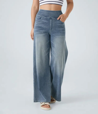 Dames Jeans met Hoge Taille – Vijf Denimtinten