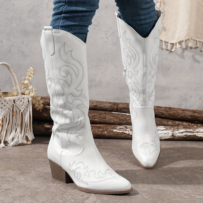 Dames Boots – Bruin, Wit, Rood of Zwart