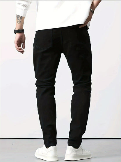 Slim Fit Jeans voor Heren – Zwart of Wit