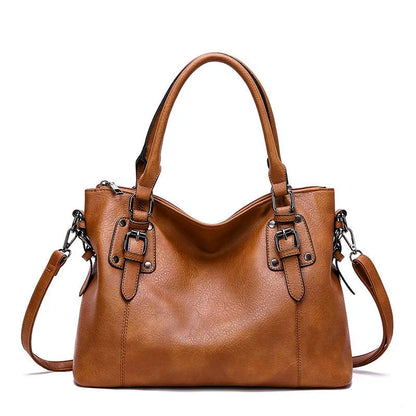 Elegante Schoudertas – Bruin, Zwart of Geel