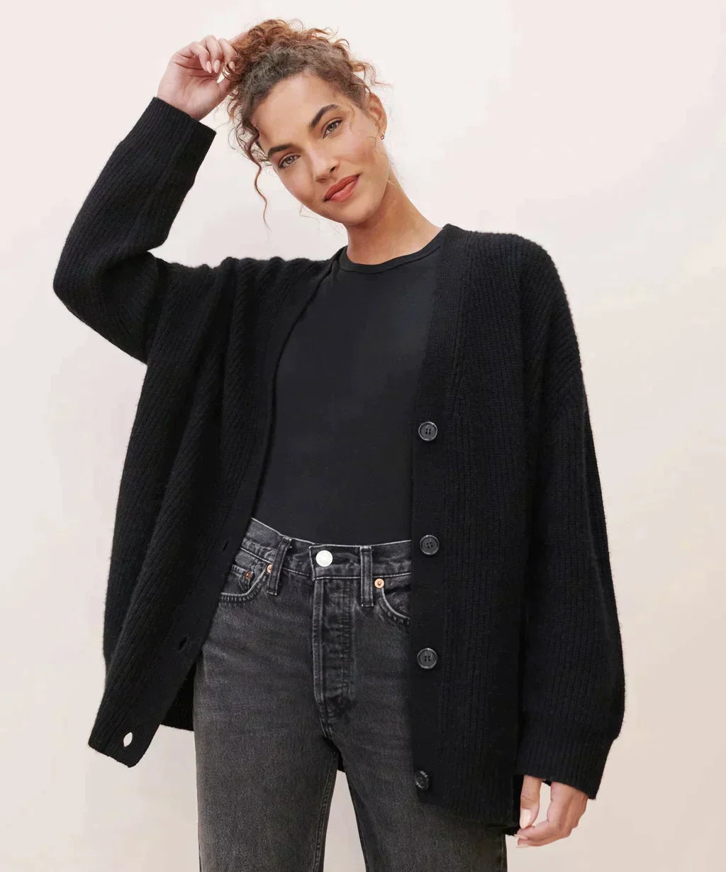Dames Cardigan met Knopen in Zes Kleuren