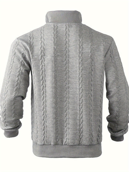 Gebreide Heren Zip-up – Vijf Kleuren