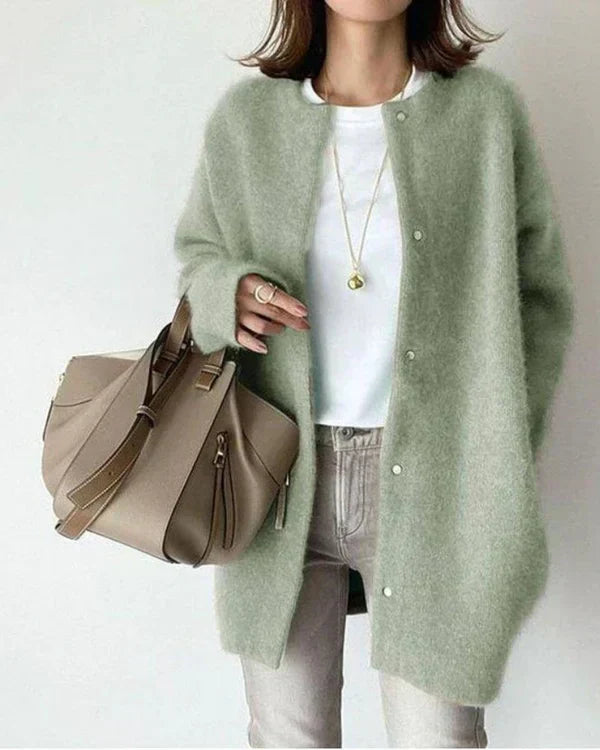 Ruime Dames Cardigan in Zeven Kleuren