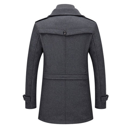Klassieke Heren Winterjas in Zes Kleuren