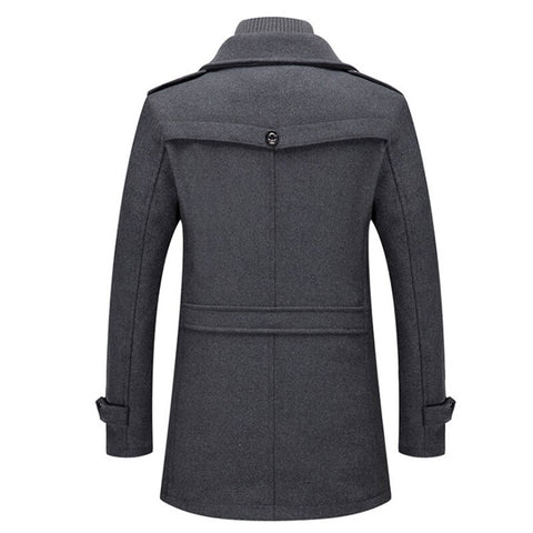 Klassieke Heren Winterjas in Zes Kleuren