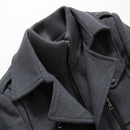 Klassieke Heren Winterjas in Zes Kleuren