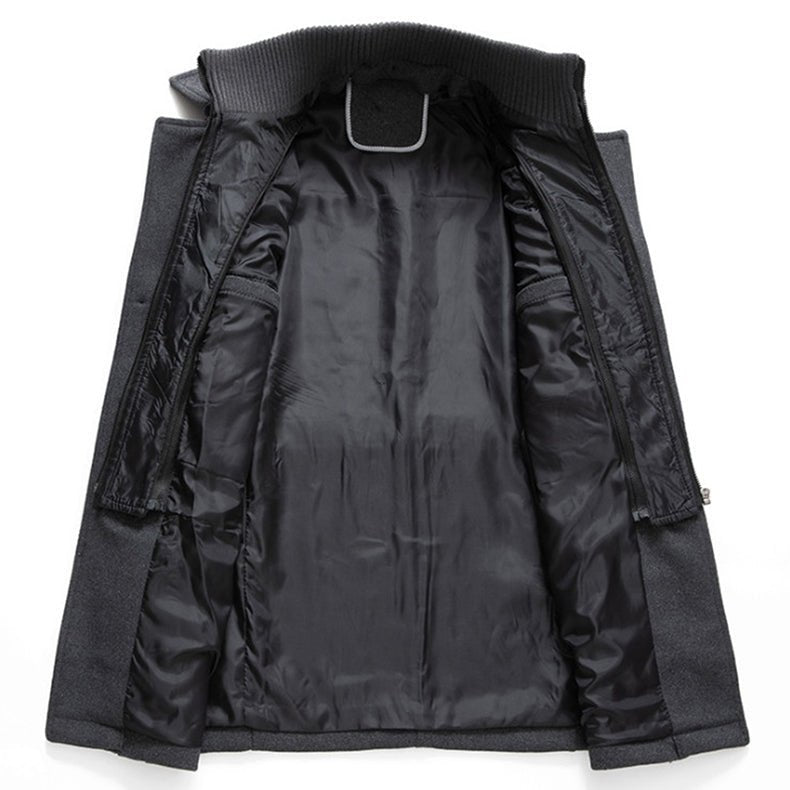 Klassieke Heren Winterjas in Zes Kleuren