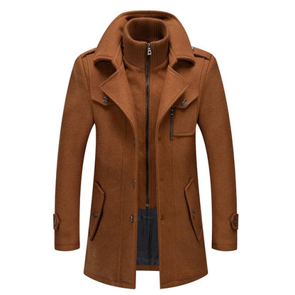 Klassieke Heren Winterjas in Zes Kleuren