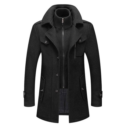 Klassieke Heren Winterjas in Zes Kleuren