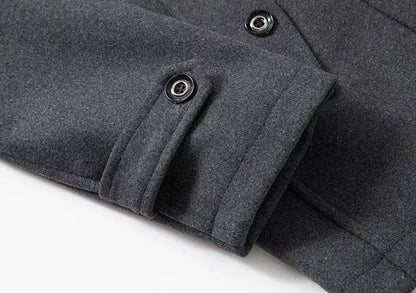 Klassieke Heren Winterjas in Zes Kleuren