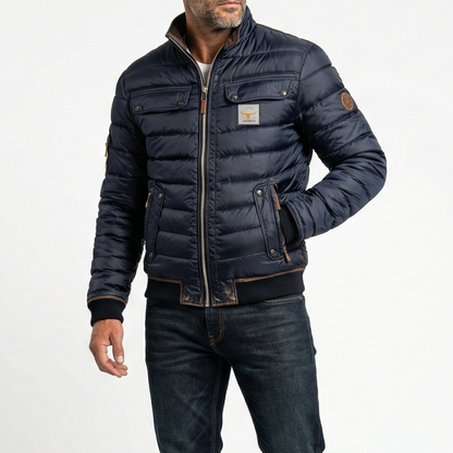 Heren Tussenseizoenjas – Blauw, Bruin of Grijs