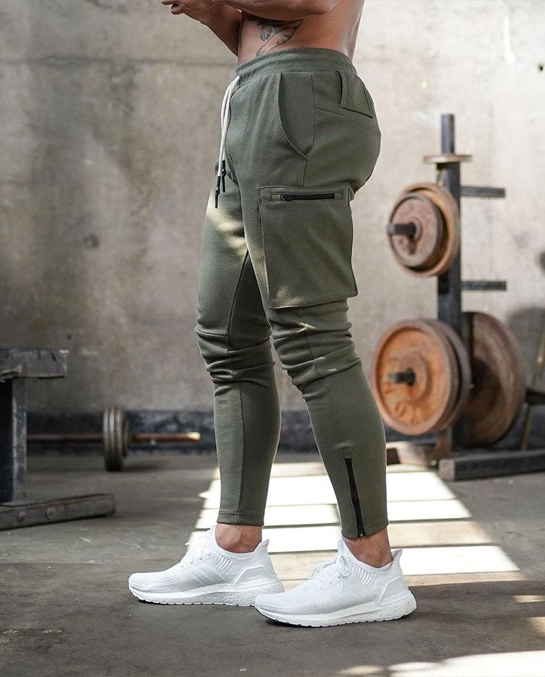 Heren Sportbroek – Grijs, Donkergroen, Zwart of Camouflage