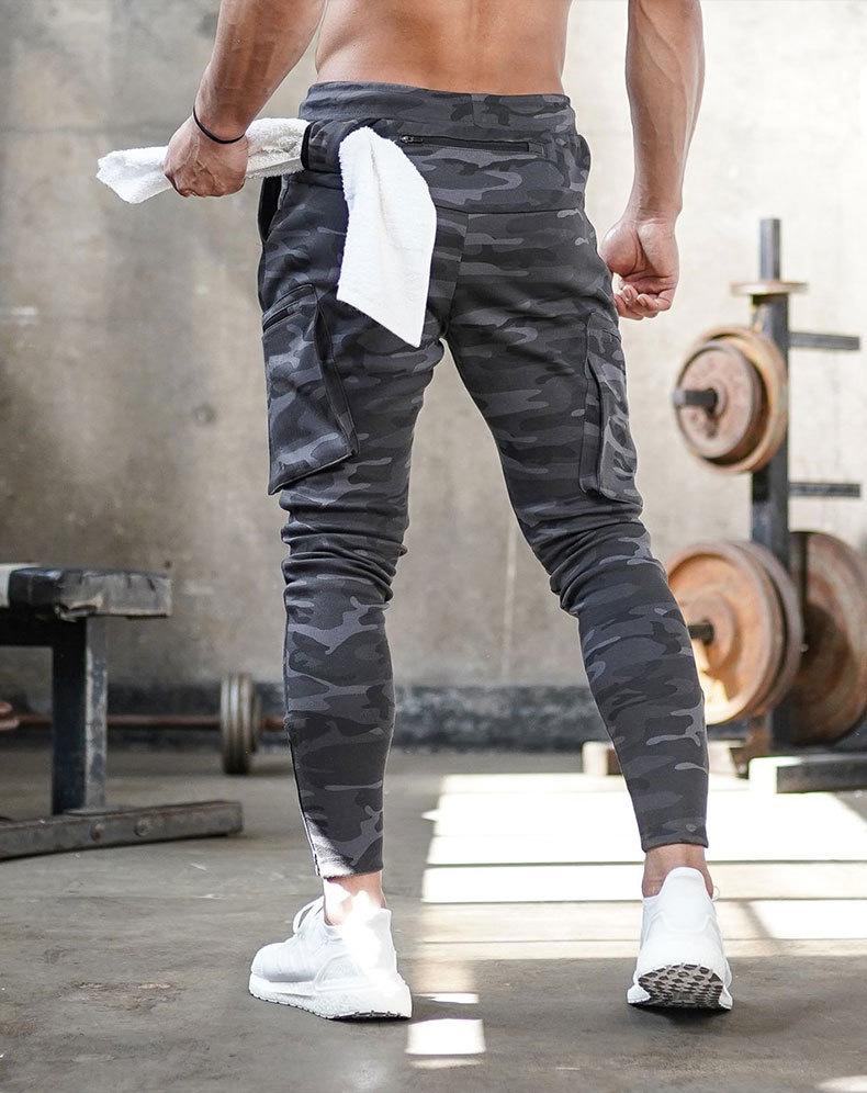 Heren Sportbroek – Grijs, Donkergroen, Zwart of Camouflage