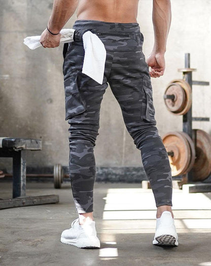 Heren Sportbroek – Grijs, Donkergroen, Zwart of Camouflage