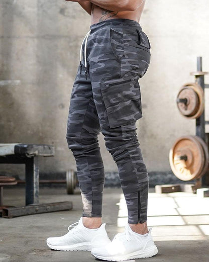 Heren Sportbroek – Grijs, Donkergroen, Zwart of Camouflage