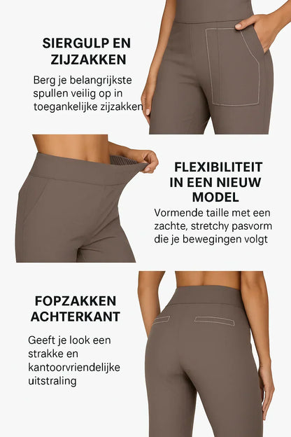 Dames Broek in Jersey – Negen Kleuren