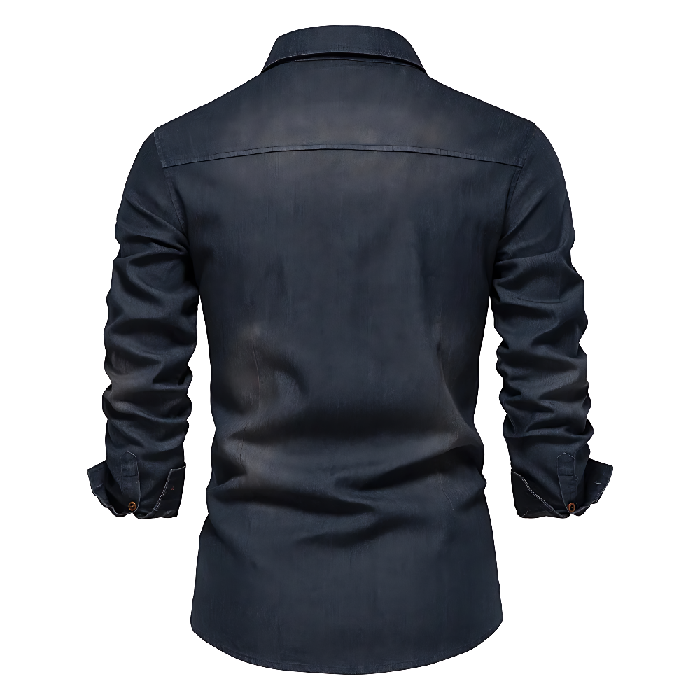 Heren Denim Jack – Zwart, Donkerblauw of Blauw