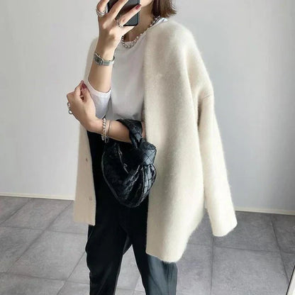 Ruime Dames Cardigan in Zeven Kleuren