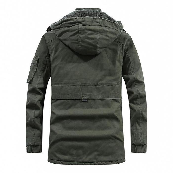 Heren Winterjas – Groen, Beige of Zwart