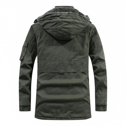 Heren Winterjas – Groen, Beige of Zwart