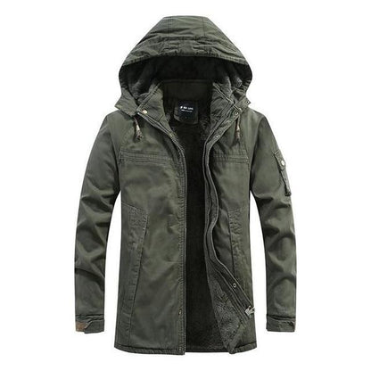 Heren Winterjas – Groen, Beige of Zwart