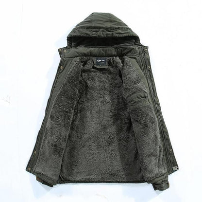 Heren Winterjas – Groen, Beige of Zwart