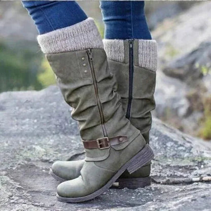 Dames Enkellaarsjes met Contrastkleur – Vijf Kleuren