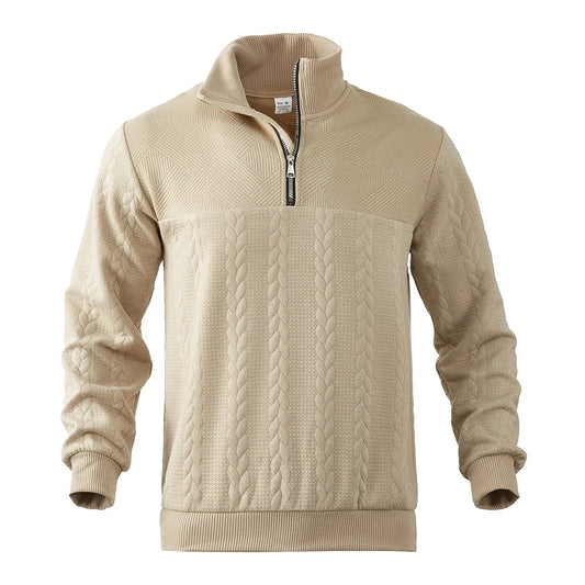 Gebreide Heren Zip-up – Vijf Kleuren