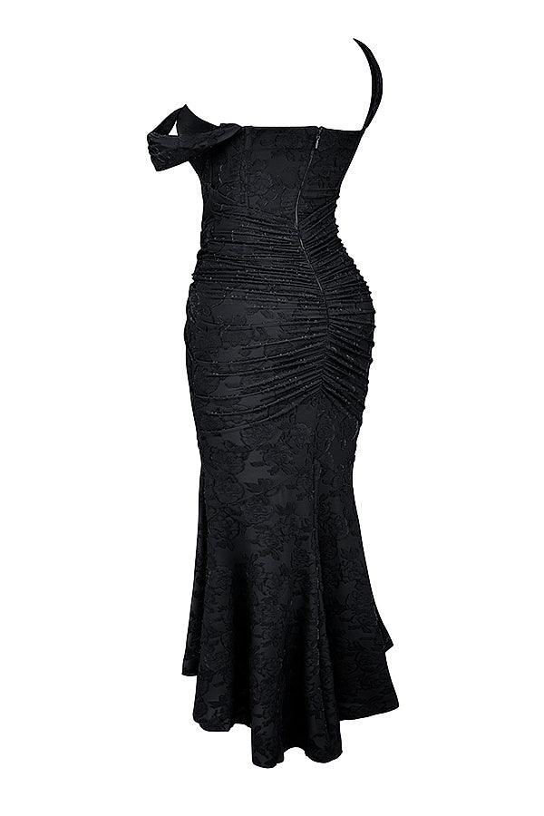 Getextureerde Maxi Jurk – Wit, Zwart of Roze