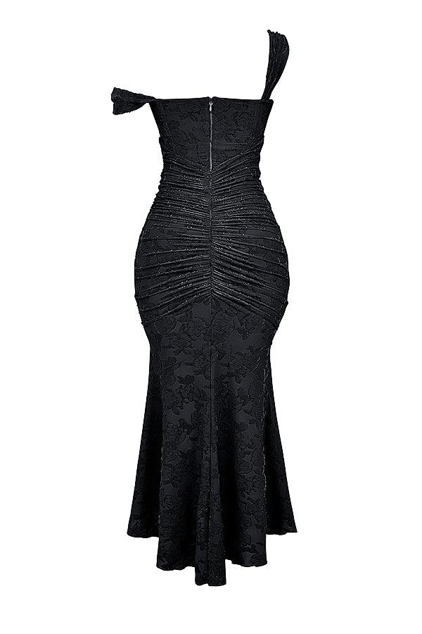 Getextureerde Maxi Jurk – Wit, Zwart of Roze