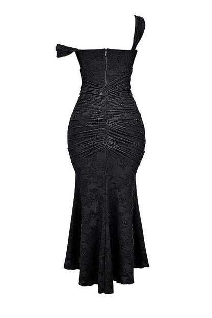Getextureerde Maxi Jurk – Wit, Zwart of Roze
