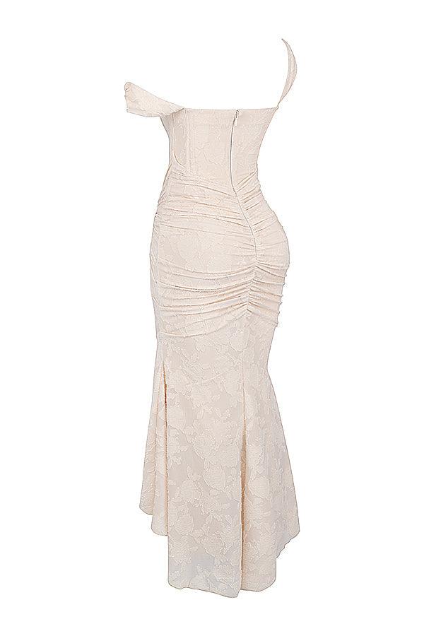 Getextureerde Maxi Jurk – Wit, Zwart of Roze