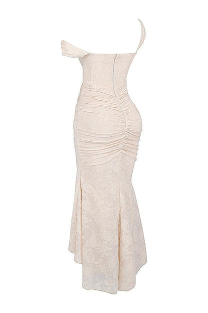 Getextureerde Maxi Jurk – Wit, Zwart of Roze