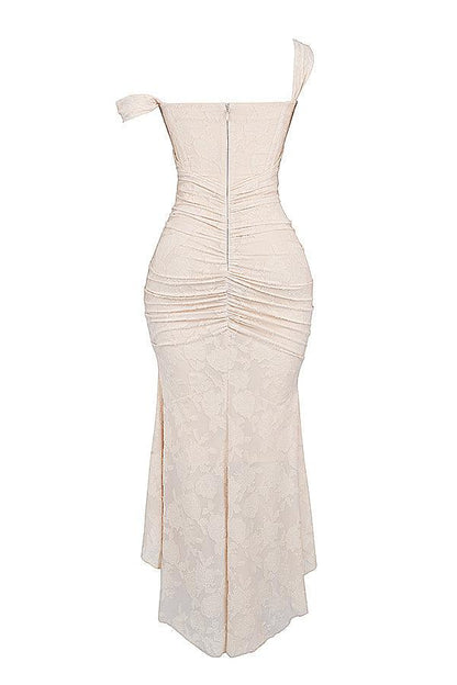 Getextureerde Maxi Jurk – Wit, Zwart of Roze