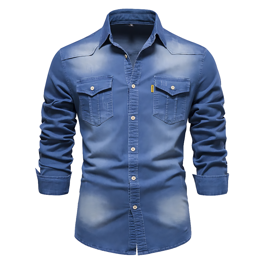 Heren Denim Jack – Zwart, Donkerblauw of Blauw