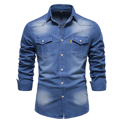 Heren Denim Jack – Zwart, Donkerblauw of Blauw
