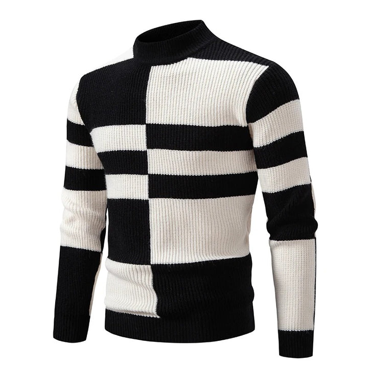 Heren Colorblock Sweater in Meerdere Kleurcombinaties