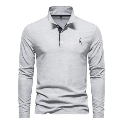 Heren Polo met Lange Mouwen – Zeven Kleuren