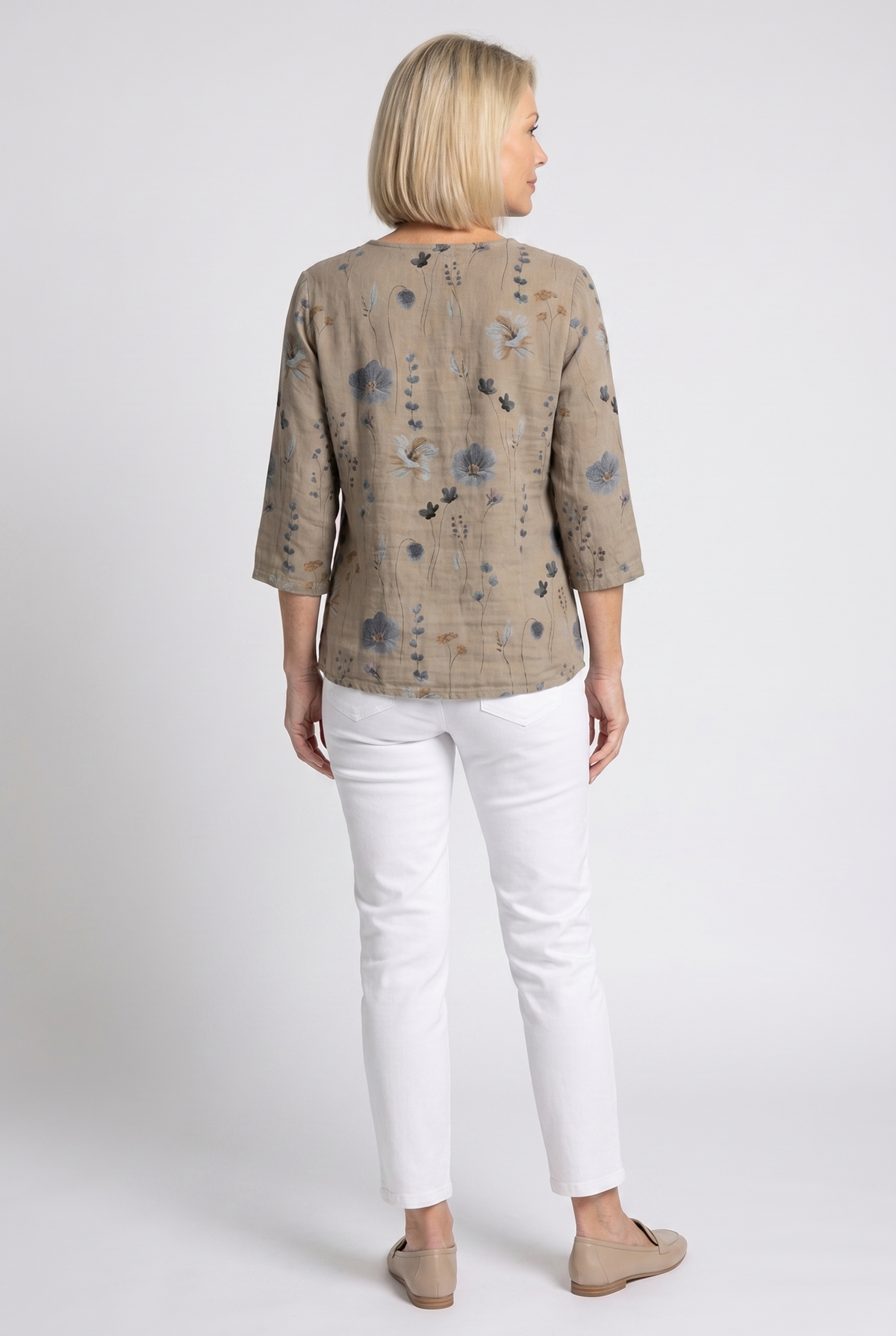 Damesblouse met Driekwart Mouw