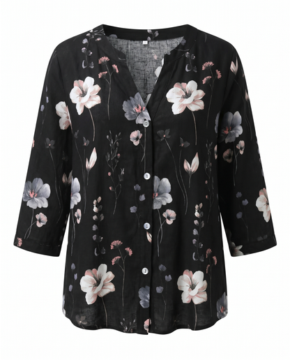 Damesblouse met Driekwart Mouw