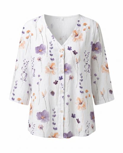 Damesblouse met Driekwart Mouw